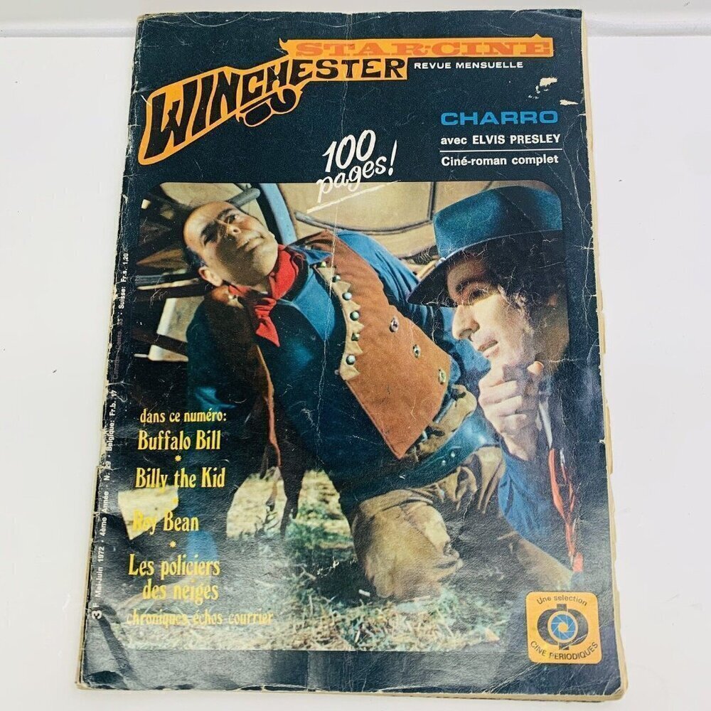 RARE Magazine "STAR CINE WINCHESTER #29 (May-June 1972)" Elvis Presley In Charro